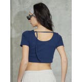 ワンポイントバックストラップTシャツ | EVRIS | 詳細画像39 