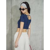 ワンポイントバックストラップTシャツ | EVRIS | 詳細画像40 