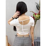 ワンポイントバックストラップTシャツ | EVRIS | 詳細画像5 
