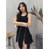 アシンメトリージップタンクワンピース | EVRIS | 詳細画像15 