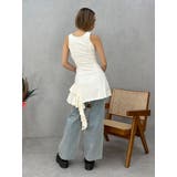 アシンメトリージップタンクワンピース | EVRIS | 詳細画像23 