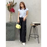 フロントジップシャーリングクロップドシャツ | EVRIS | 詳細画像22 