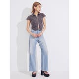 フロントジップシャーリングクロップドシャツ | EVRIS | 詳細画像4 