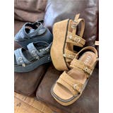 厚底スタッズモチーフプラットフォームサンダル | EVRIS | 詳細画像16 