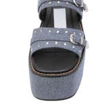 厚底スタッズモチーフプラットフォームサンダル | EVRIS | 詳細画像28 