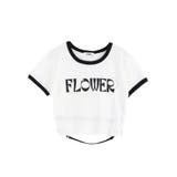 FLOWERストラップクロップドＴシャツ | EVRIS | 詳細画像33 