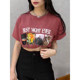 レッド | フロントフォトBIG Tシャツ | EVRIS