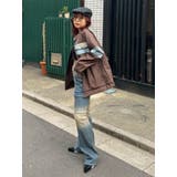 バイカーグラフィックオーバーサイズブルゾン | EVRIS | 詳細画像20