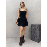 ショルダーリボンプリーツミニワンピース | EVRIS | 詳細画像15 