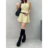 ショルダーリボンプリーツミニワンピース | EVRIS | 詳細画像25 