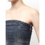 フリルドッキングデニムベアミニワンピース | EVRIS | 詳細画像41 