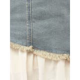 フリルドッキングデニムベアミニワンピース | EVRIS | 詳細画像46 