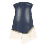 フリルドッキングデニムベアミニワンピース | EVRIS | 詳細画像49 