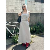 ビスチェセットフーディロングワンピース リブ素材 | EVRIS | 詳細画像13 