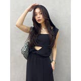 ビスチェセットフーディロングワンピース リブ素材 | EVRIS | 詳細画像15 