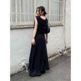 ビスチェセットフーディロングワンピース リブ素材 | EVRIS | 詳細画像25 