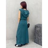 ビスチェセットフーディロングワンピース リブ素材 | EVRIS | 詳細画像28 