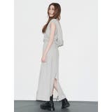 ビスチェセットフーディロングワンピース リブ素材 | EVRIS | 詳細画像6 