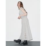 ビスチェセットフーディロングワンピース リブ素材 | EVRIS | 詳細画像7 