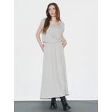 ビスチェセットフーディロングワンピース リブ素材 | EVRIS | 詳細画像8 