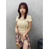 カットタイトハーフスリーブミニワンピース | EVRIS | 詳細画像18 