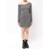 アウトワンショルダーミニワンピース | EVRIS | 詳細画像34 