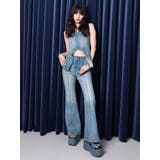 スタッズモチーフデニムキャミ【セットアップ着用可能】 | EVRIS | 詳細画像5 