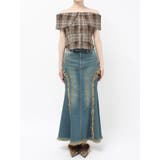 チェックオフショルブラウス | EVRIS | 詳細画像40 