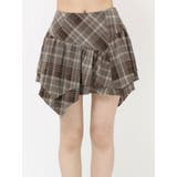 アシンメトリーランダムチェックミニスカート | EVRIS | 詳細画像37 