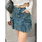 ヴィンテージライクカーゴミニスカート | EVRIS | 詳細画像1 