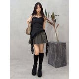 プリーツワイドベルトミニスカート | EVRIS | 詳細画像15 