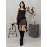 プリーツワイドベルトミニスカート | EVRIS | 詳細画像16 