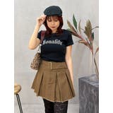 プリーツワイドベルトミニスカート | EVRIS | 詳細画像18 