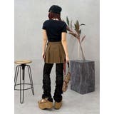 プリーツワイドベルトミニスカート | EVRIS | 詳細画像21 