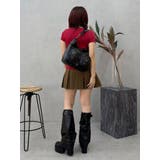 プリーツワイドベルトミニスカート | EVRIS | 詳細画像25 