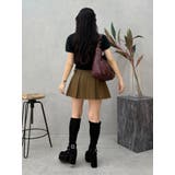 プリーツワイドベルトミニスカート | EVRIS | 詳細画像28 