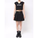 プリーツワイドベルトミニスカート | EVRIS | 詳細画像43 