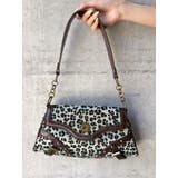 ブルー | スタッズモチーフアニマルハンドBAG | EVRIS