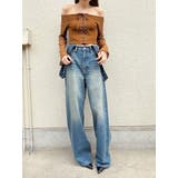 2WAYサロペットワイドデニムパンツ | EVRIS | 詳細画像23
