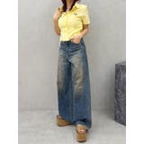 ヴィンテージライクボリュームワイドデニムパンツ | EVRIS | 詳細画像10 