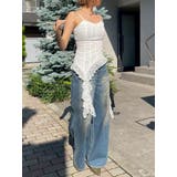 ヴィンテージライクボリュームワイドデニムパンツ | EVRIS | 詳細画像2 