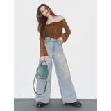 ヴィンテージライクボリュームワイドデニムパンツ | EVRIS | 詳細画像27 