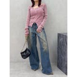 ヴィンテージライクボリュームワイドデニムパンツ | EVRIS | 詳細画像5 