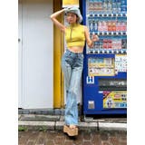 スタッズオープンウエストフレアデニムパンツ【セットアップ着用可能】 | EVRIS | 詳細画像36 