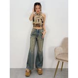 センターシームワイドフレアデニムパンツ | EVRIS | 詳細画像16 