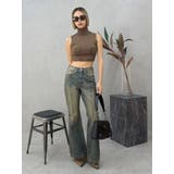 センターシームワイドフレアデニムパンツ | EVRIS | 詳細画像19 