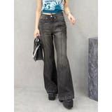 センターシームワイドフレアデニムパンツ | EVRIS | 詳細画像29 