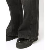 センターシームワイドフレアデニムパンツ | EVRIS | 詳細画像47 