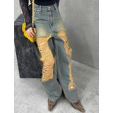 ハイダメージワイドデニムパンツ | EVRIS | 詳細画像16 