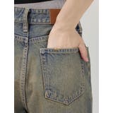 ハイダメージワイドデニムパンツ | EVRIS | 詳細画像30 